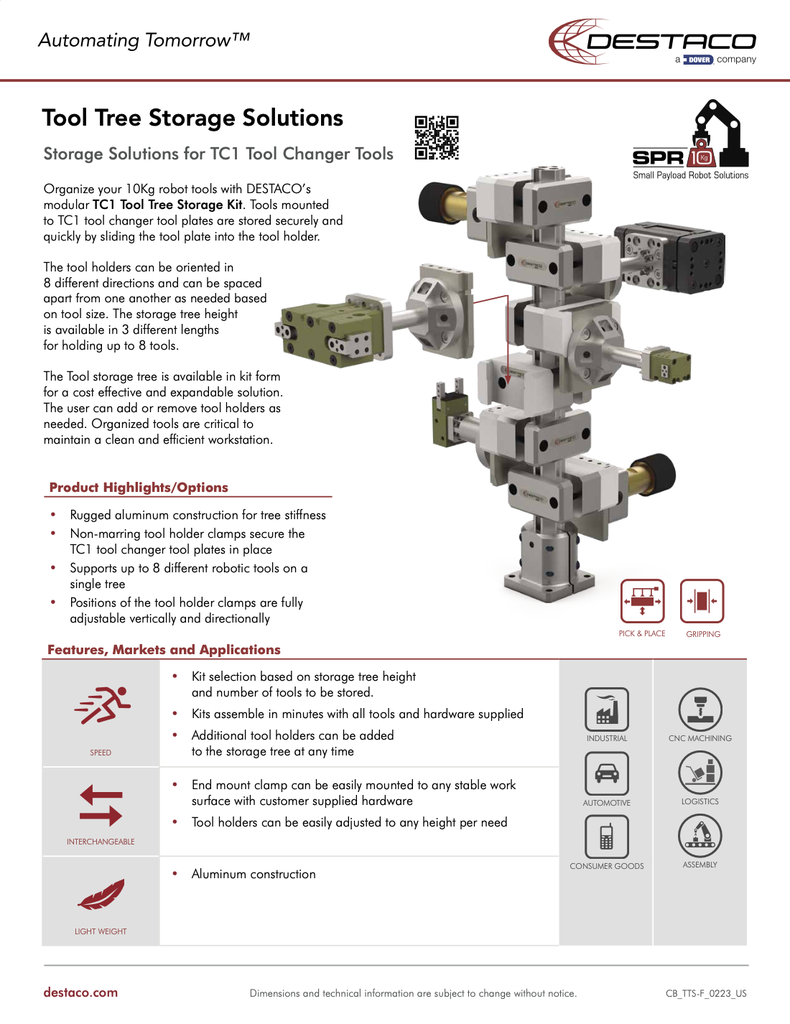 SPR10 Tool Tree Flyer