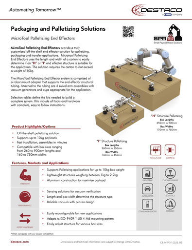 SPR10 Microtool End Effector Flyer