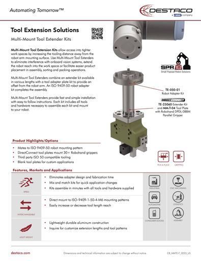 SPR10 Multitool - Tool Extender Flyer